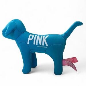 Victorias Secret PINK Collectible 1986 Plush Dog From 2012 Blue